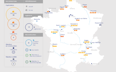 France : carte des réacteurs