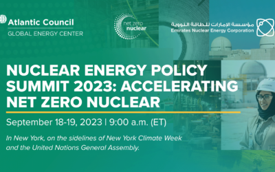 Participation au Nuclear Energy Summit de l’Atlantic Council